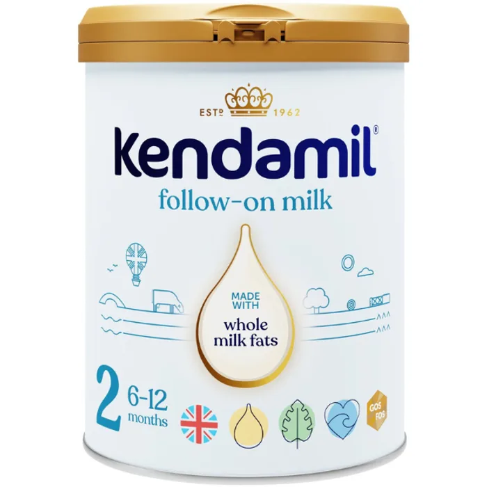 Kendamil 2 Follow On Baby Infant Milk Formula Powder 6-12 Months 800g