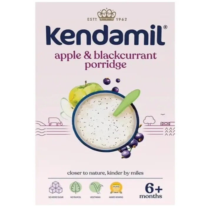 Kendamil Apple And Blackcurrant Porridge 150g