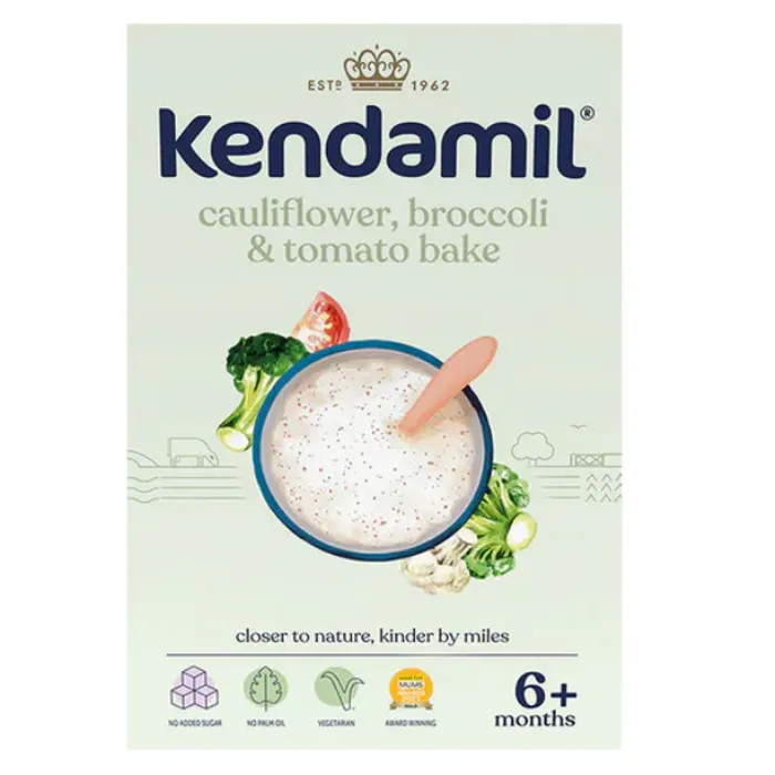 Kendamil Cauliflower, Broccoli And Tomato Bake 150g