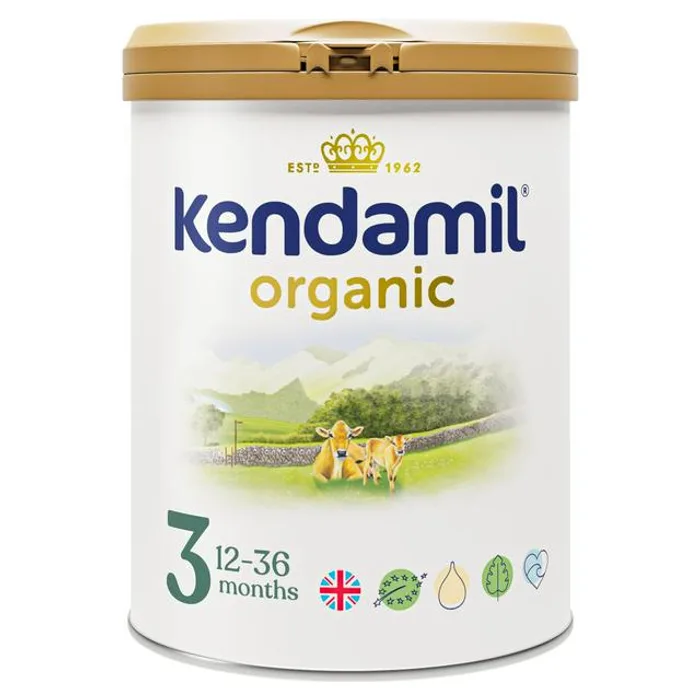Kendamil Organic 3 Toddler Baby Milk Powder Formula 1-3 Years 800g