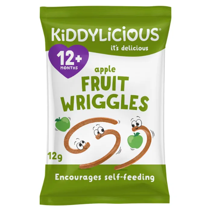 Kiddylicious Apple Fruit Wriggles 4pcs 12g