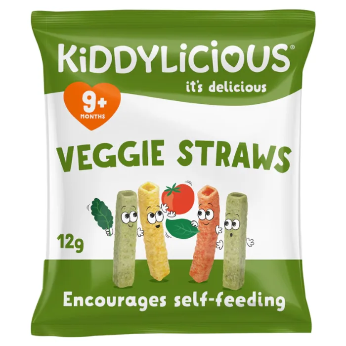 Kiddylicious Veggie Straws 4pcs 12g