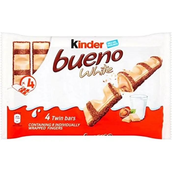Kinder Bueno White 4 Twin Bars 156g