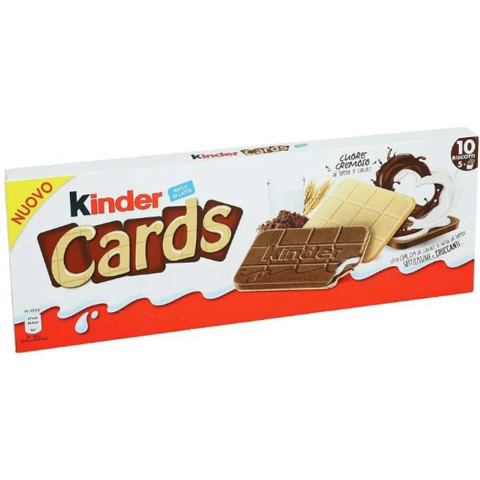 Kinder Cards 4pk 102.4g