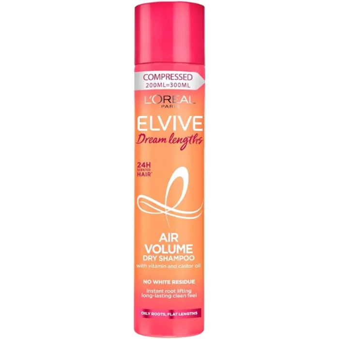 L'Oreal Elvive Dream Lengths Dry Shampoo 200ml (300ml compressed)