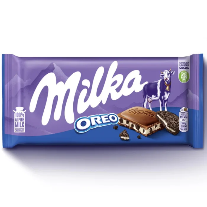 Milka With Oreo Cookies 100g