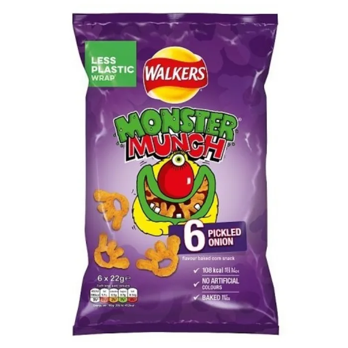 Monster Munch Pickled Onion 6pk