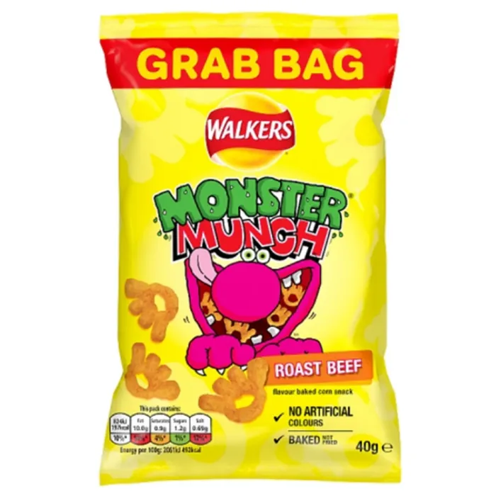 Monster Munch Roast Beef 40g?