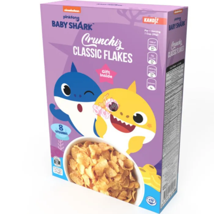 Nickelodeon Pinkfong Baby Shark Crunchiz Classic Flakes Pop 375g