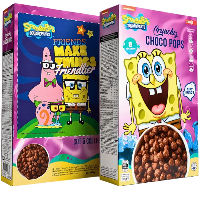 Nickelodeon Spongebob Squarepants Crunchiz Choco Pop 375g