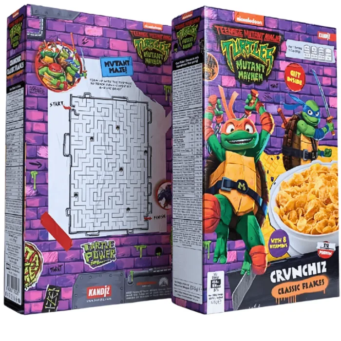 Nickelodeon Turtles Mutant Mayhem Crunchiz Classic Flakes Pop 375g