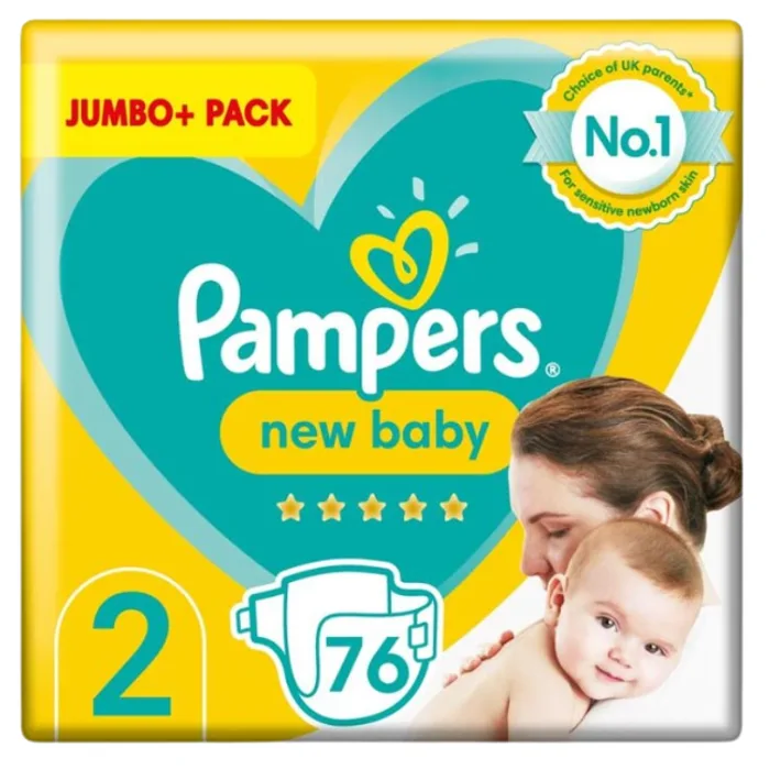 Pampers New Babay Baby Size 2 76pk