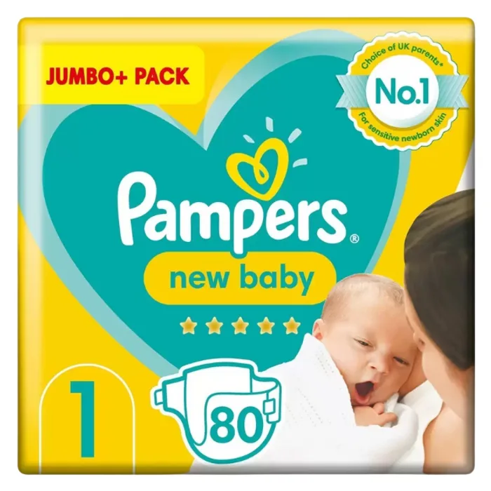 Pampers New Baby Size 1 80pk