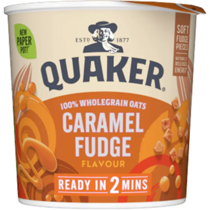 Quaker Oat So Simple Caramel Fudge Porridge Pot 58g