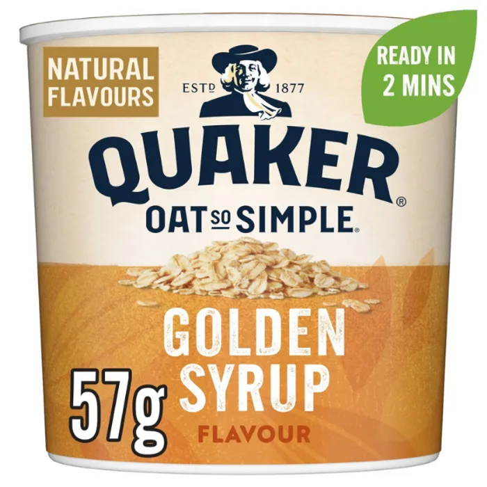 Quaker Oat So Simple Golden Syrup Porridge Pot 57g