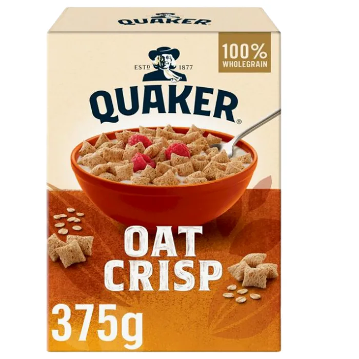 Quaker Oats Oat Crisp Cereal 375g