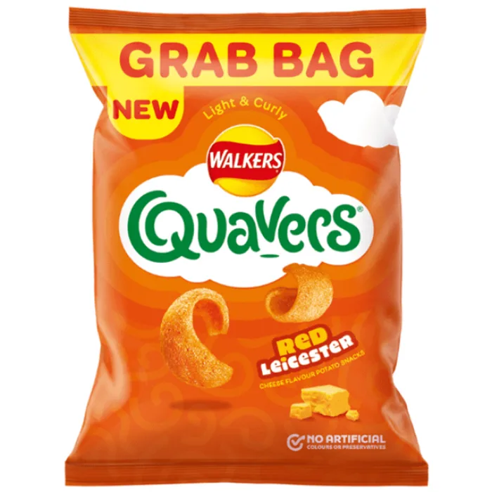 Quavers Red Leicester Grab Bag 34g
