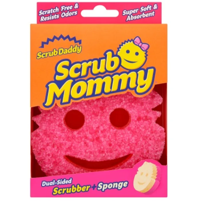 Scrub Daddy Scrub Mommy Dual-Sided Scrubber & Sponge