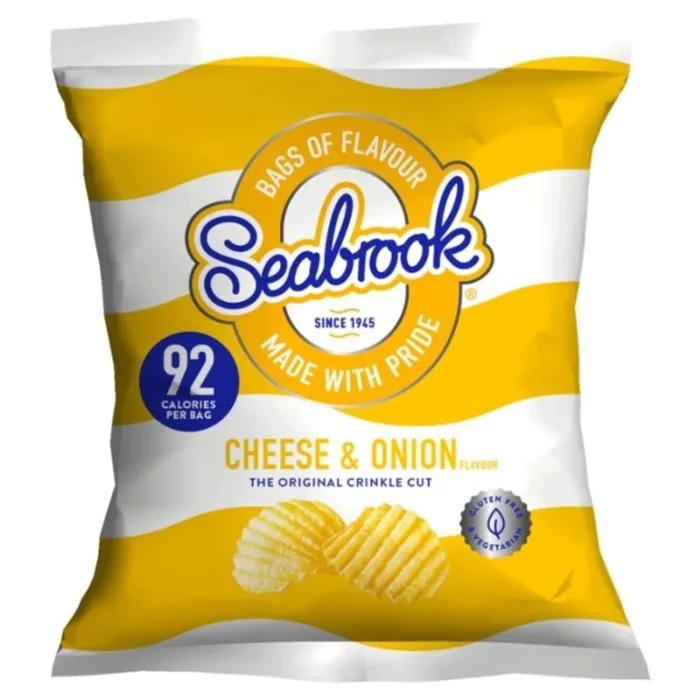 Seabrook Cheese & Onion 18g