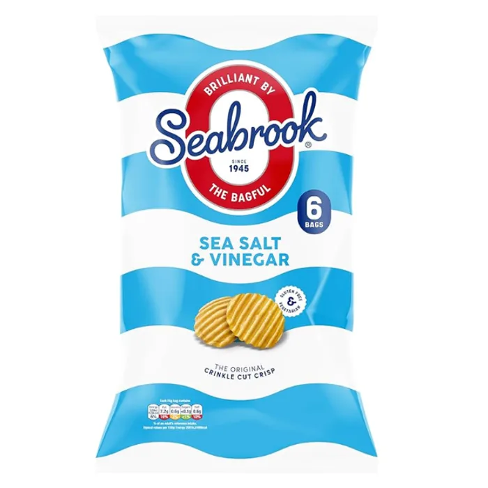 Seabrook Salt & Vinegar 6s 25g