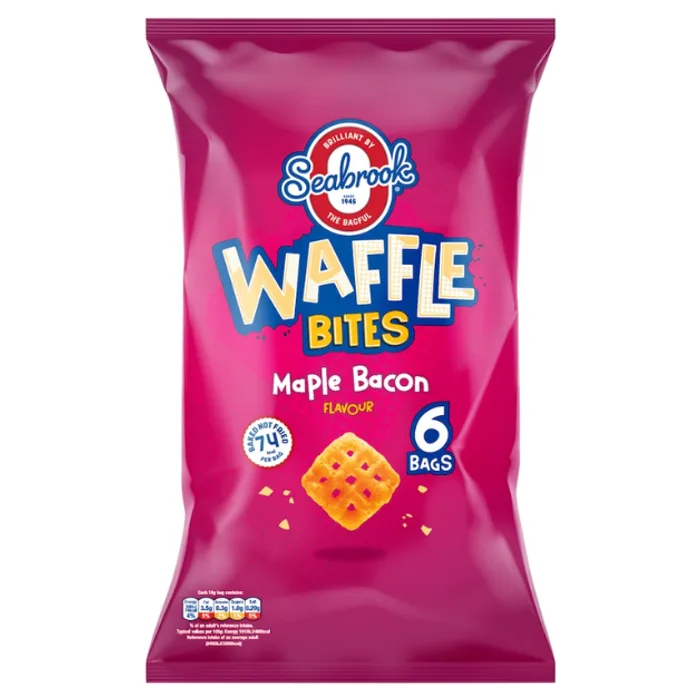 Seabrook Waffle Bites Maple Bacon 6s 16g