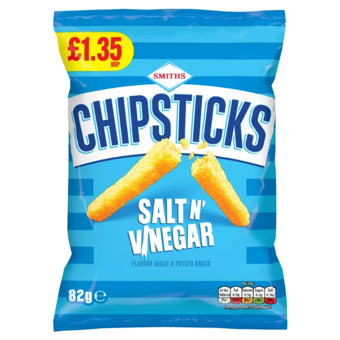 Smiths Chipsticks Salt & Vinegar PMP 1.35 82g
