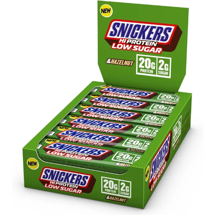 Snickers Hazelnut Low Sugar 20g High Protein Bar 57g