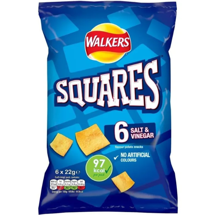 Squares Salt & Vinegar 6pk