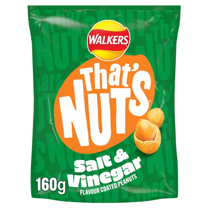 That's Nuts Salt & Vinegar Walkers Pc 160g