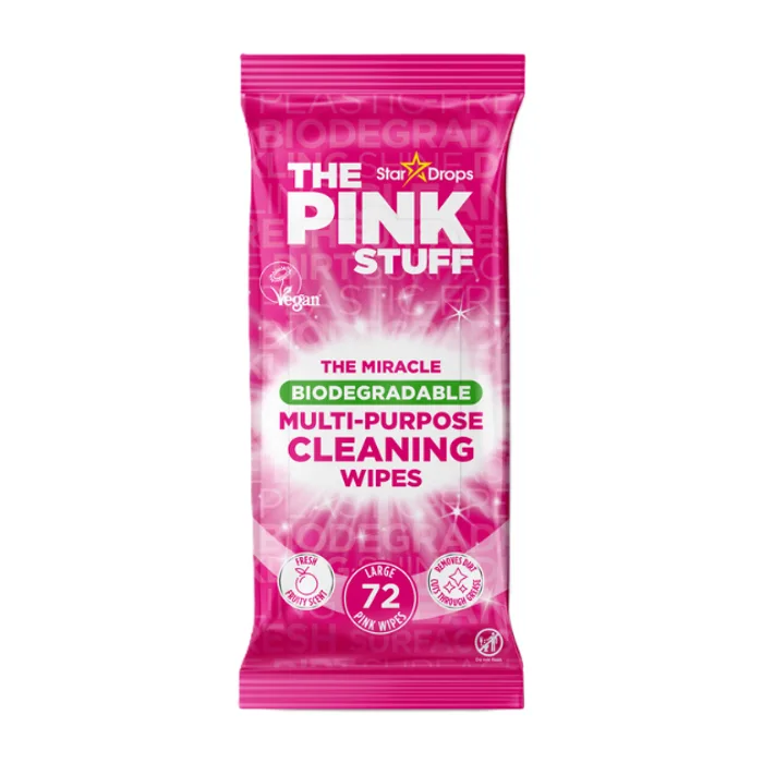 The Pink Stuff BiodeGradable CleaninG Multipurpose Wipes 72s