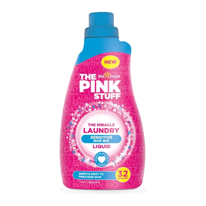 The Pink Stuff Sensitive Non Bio Laundry Liquid 960ML
