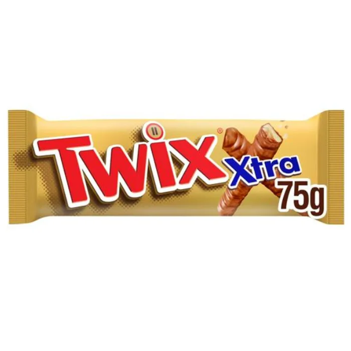 Twix Xtra Chocolate Biscuit Twin Bars 75g