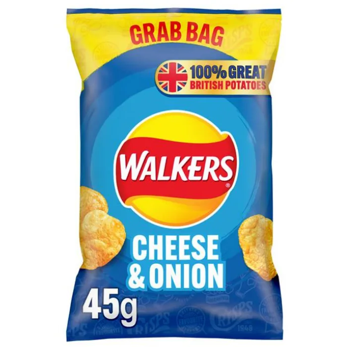 Walkers Cheese & Onion 45g