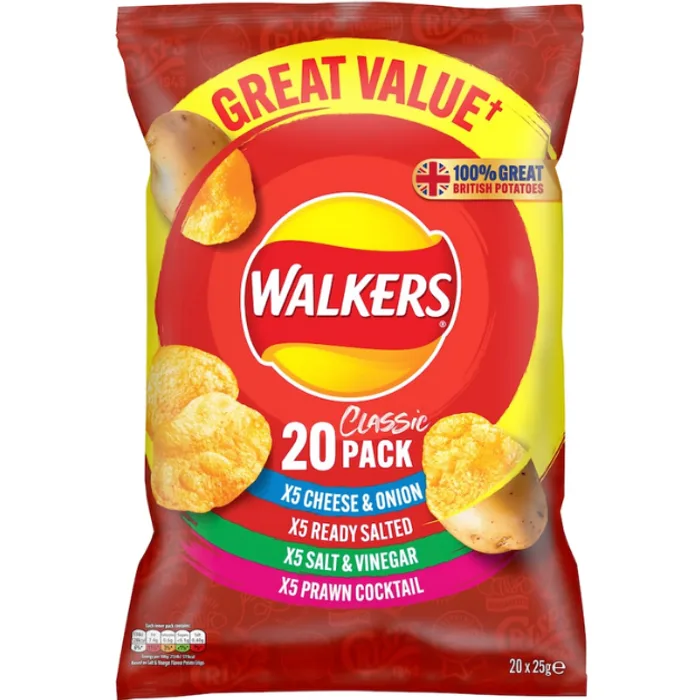 Walkers Classic Variety 20pk