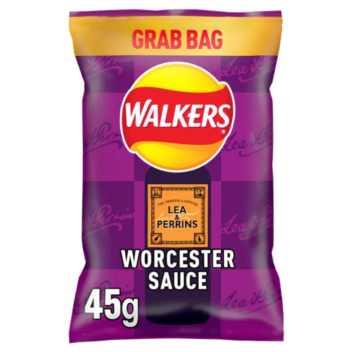 Walkers Lea Perrins Worcester Sauce Grab Bag 45g