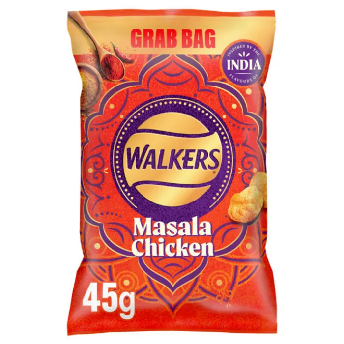 Walkers Masala Chicken Grab Bag 45g