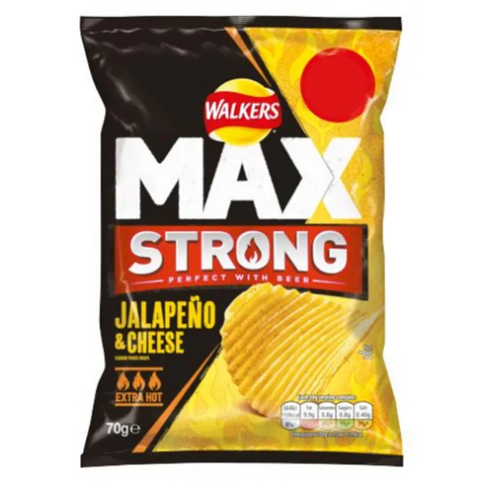 Walkers Max Jalapeno & Cheese PMP 1.35 70g