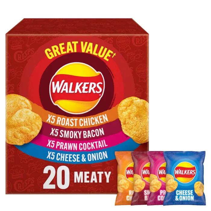 Walkers Meaty Variety 20pk 25g