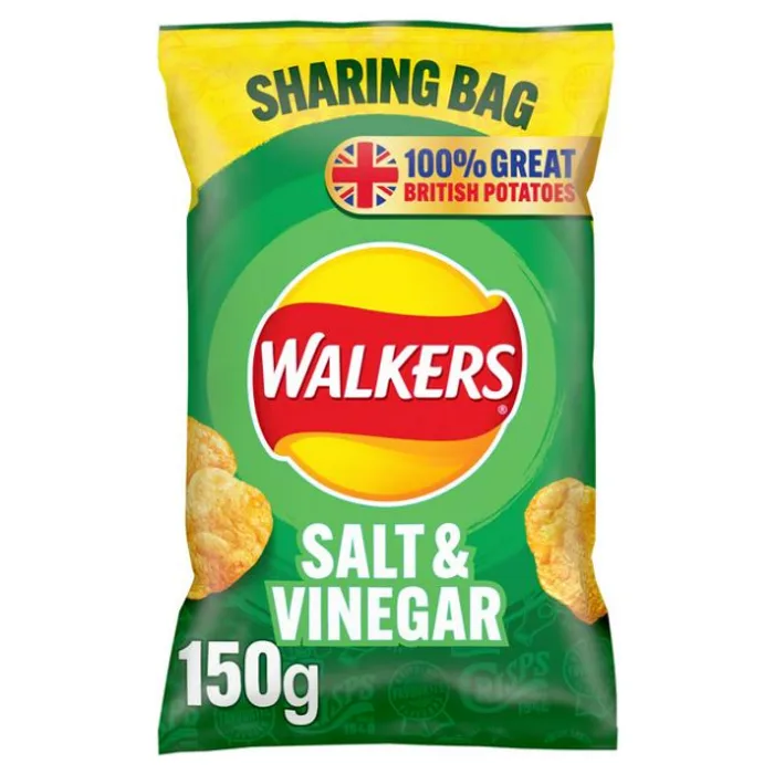 Walkers Salt & Vinegar 150g
