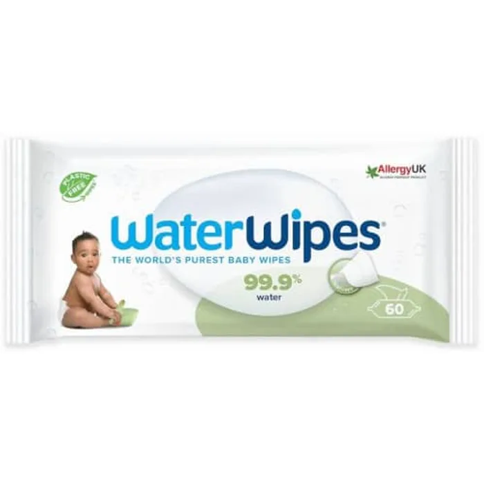 Water Wipes 60 Units Textured Baby Wipes